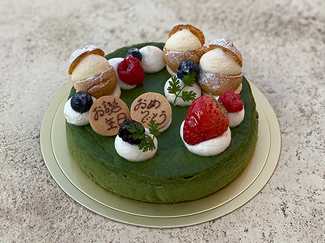 静岡茶のチーズケーキ